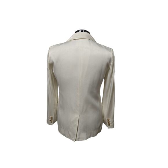 J Crew pearl white blazer with pockets, size 6 - Picture 2 of 5